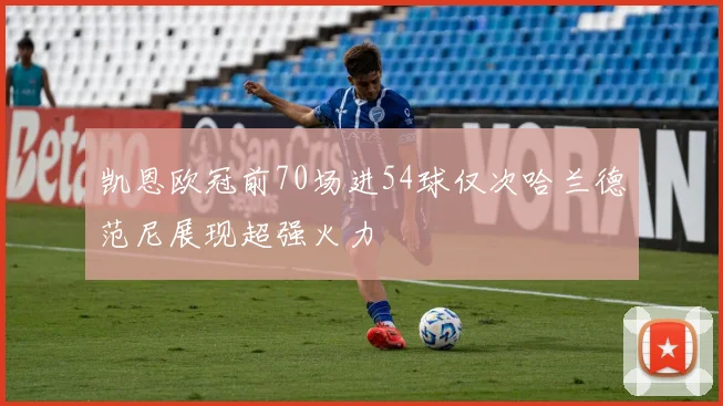 凯恩欧冠前70场进54球仅次哈兰德范尼展现超强火力